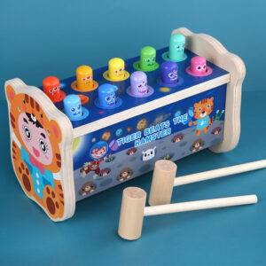 Tiger Beats the Hamster - 10 peg Hammer