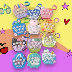 Quick Push Pop Game Console - Interactive Pounding Toy for Kids Mini Pop It Game