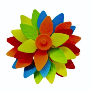 Colorful candy flower toy with vibrant petals and a playful design