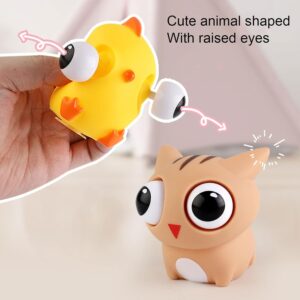 Animal Squishy Toy Raised Eyes - Stress Monster squeeze toy eyes pop out - ANY 1