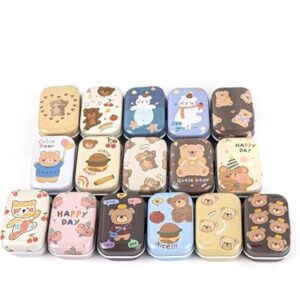 Metal Mini Tin Storage Box With Key Chain - Pack of Any Design 1 piece