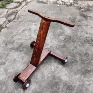 Dark Brown Baby Walker Premium - Brown (Assembling and Dismantling type)