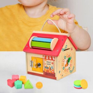 8 in 1 Wooden Montessori Busy House