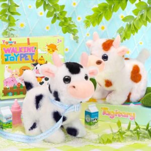Soft Cow with music Moving Toy - walking Cow with bell - Any 1
