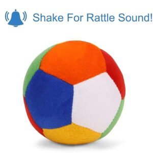 Plush Soft Ball Toy Rattle Ball Small - 1 pc