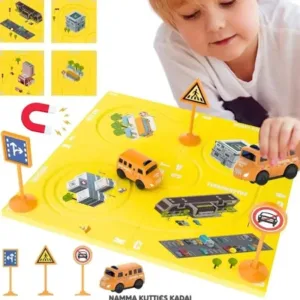 Magnetic Plate Electric vehicle track 8 pcs